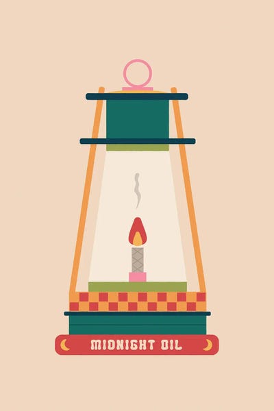 Minimalist Quotes: Midnight Oil by Carmen Jabier