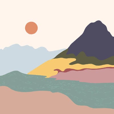 Peak by Carmen Jabier metal wall art