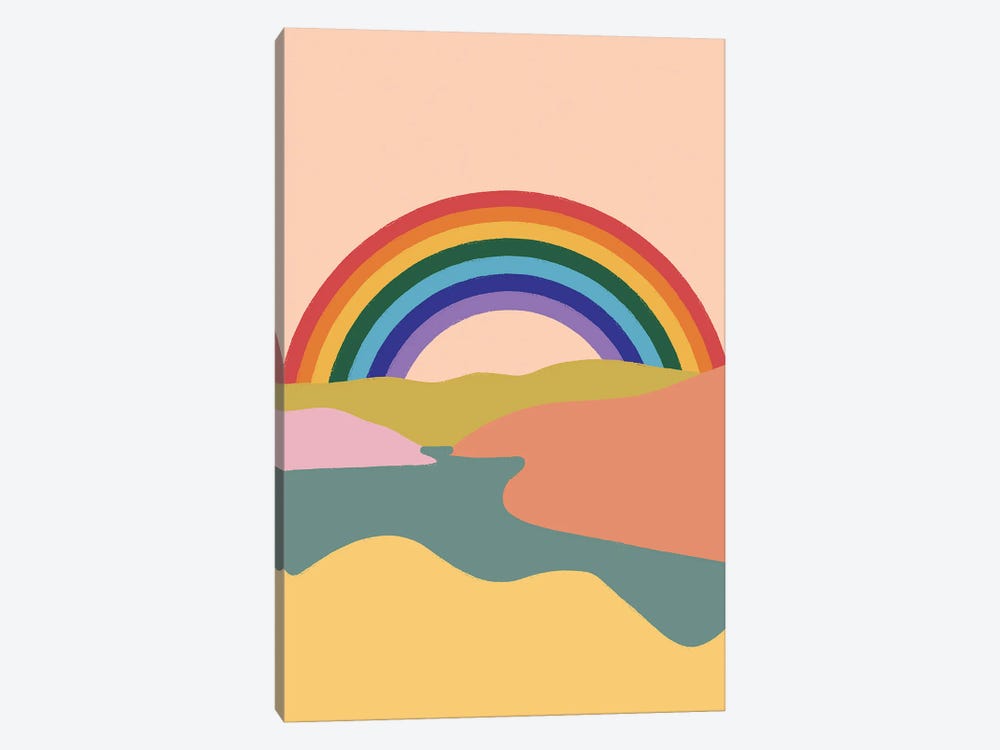 Rainbow Sky by Carmen Jabier 1-piece Canvas Print