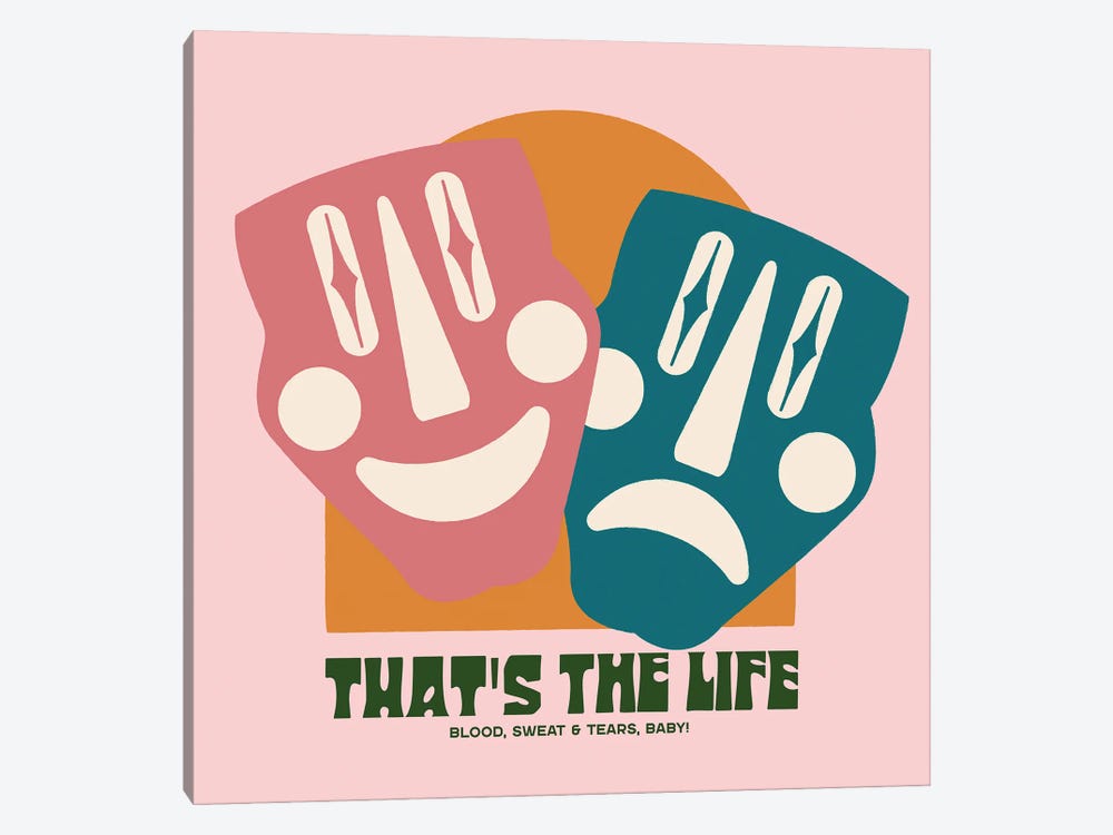 That's The Life by Carmen Jabier 1-piece Canvas Wall Art
