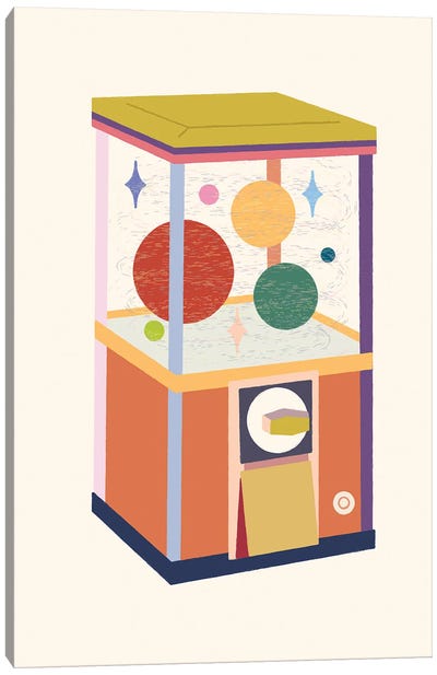 Vending Machine Canvas Art Print - Carmen Jabier