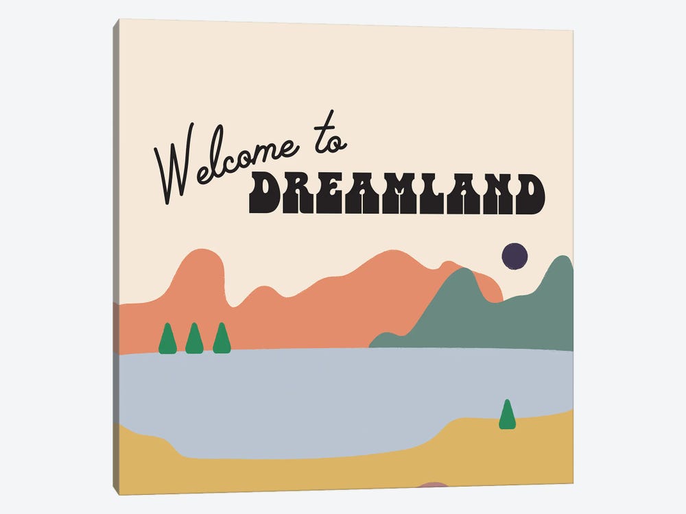 Welcome To Dreamland by Carmen Jabier 1-piece Art Print