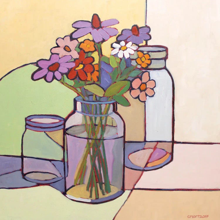 Floral Harmony, 2023 by Catherine J Martzloff wall art
