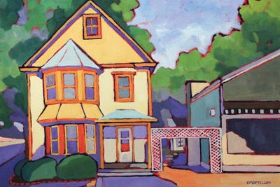 Historic Avenues, 2022 by Catherine J Martzloff metal wall art