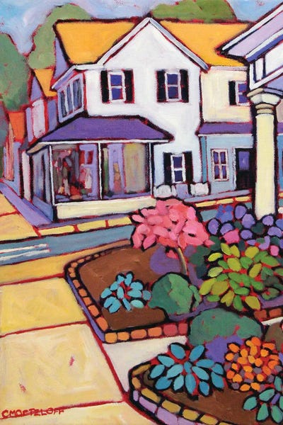 Catherine J Martzloff: The Village Crossing, 2021 by Catherine J Martzloff