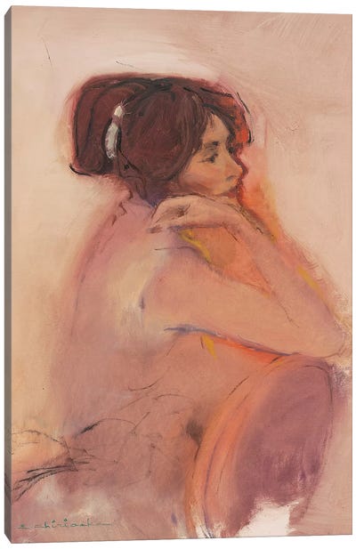 Girl Canvas Art Print - Ernest Chiriacka