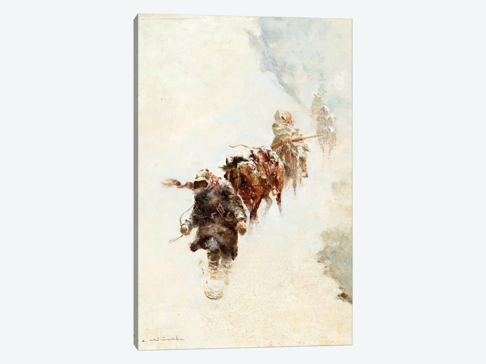 Mountain Trappers by Ernest Chiriacka 1-piece Canvas Wall Art