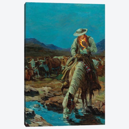 On The Range Canvas Print #CKA38} by Ernest Chiriacka Canvas Wall Art