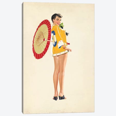 China Girl Canvas Print #CKA3} by Ernest Chiriacka Canvas Print