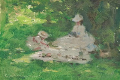 Picnic In The Park by Ernest Chiriacka canvas print