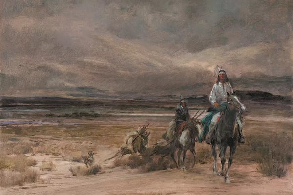 Horseback: Riders In The Storm by Ernest Chiriacka