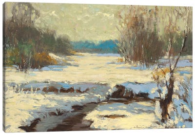 River Pass Canvas Art Print - Ernest Chiriacka