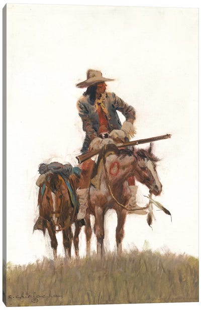 Spoils Of War Canvas Art Print - Cowboy & Cowgirl Art