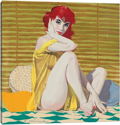 Come Hither Canvas Art Print - Ernest Chiriacka