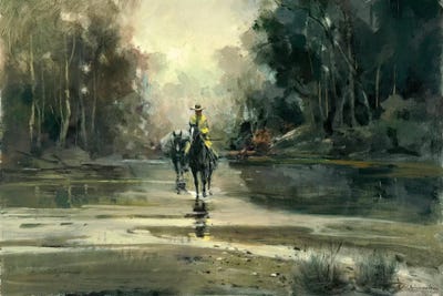 Creek by Ernest Chiriacka framed canvas print