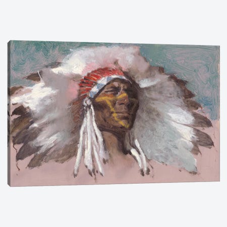 The Chief Canvas Print #CKA63} by Ernest Chiriacka Art Print