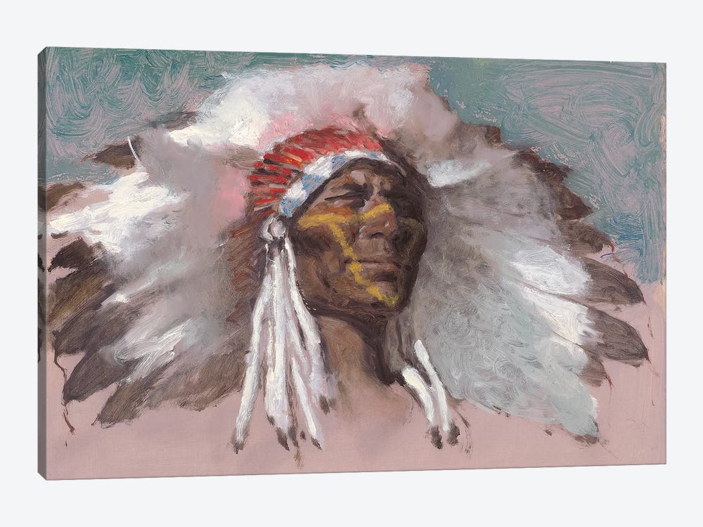 The Chief by Ernest Chiriacka 1-piece Canvas Wall Art