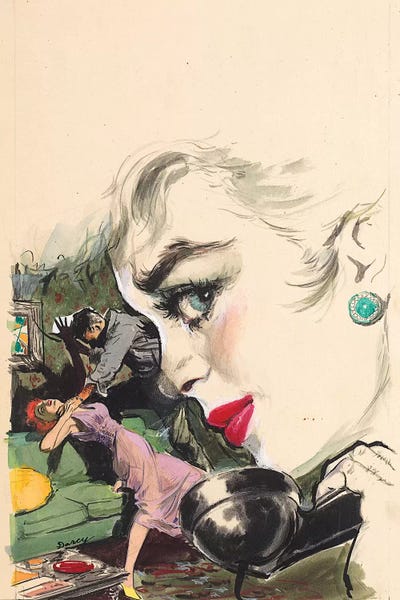 There's Been A Murder by Ernest Chiriacka canvas print