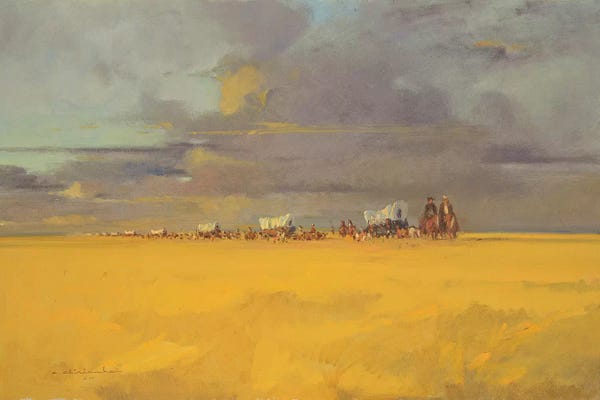 Carriages & Wagons: Wagon Trail by Ernest Chiriacka