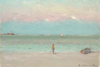 Waiting by Ernest Chiriacka art print