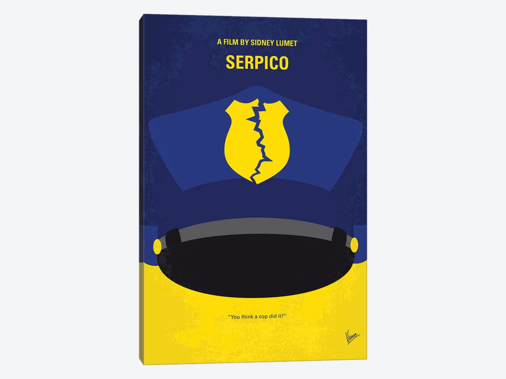 Serpico Minimal Movie Poster by Chungkong 1-piece Art Print
