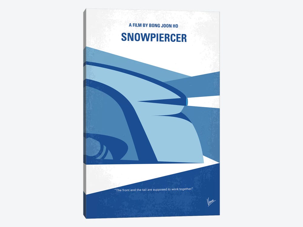 Snowpiercer Minimal Movie Poster by Chungkong 1-piece Canvas Print