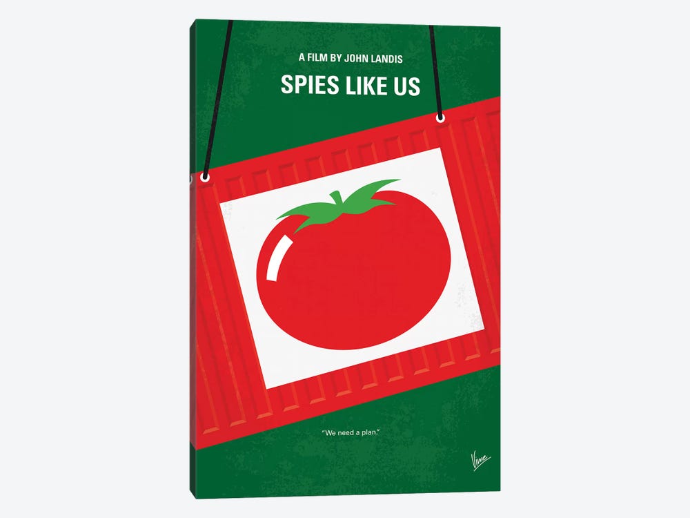 Spies Like Us Minimal Movie Poster by Chungkong 1-piece Canvas Artwork