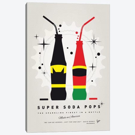 Super Soda Pops I Canvas Print #CKG1022} by Chungkong Canvas Wall Art