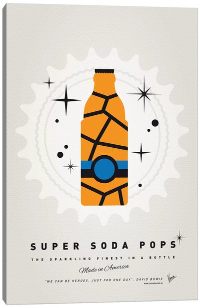 Super Soda Pops III Canvas Art Print - Soft Drink Art