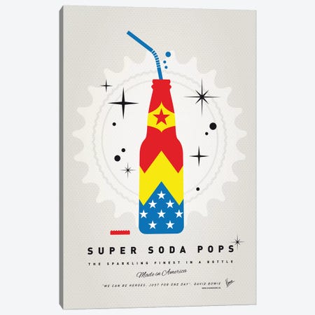 Super Soda Pops IV Canvas Print #CKG1024} by Chungkong Canvas Art Print