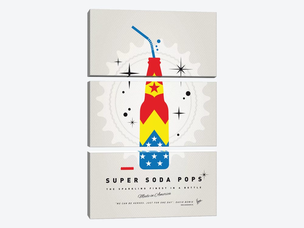 Super Soda Pops IV by Chungkong 3-piece Art Print