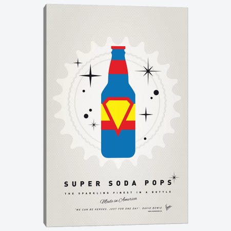 Super Soda Pops V Canvas Print #CKG1025} by Chungkong Canvas Print