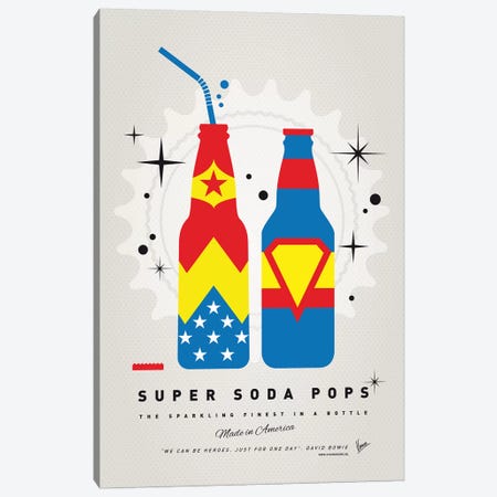 Super Soda Pops VI Canvas Print #CKG1026} by Chungkong Canvas Art Print