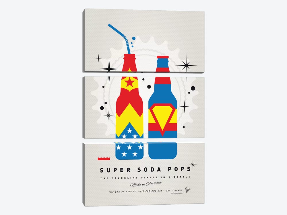 Super Soda Pops VI by Chungkong 3-piece Art Print