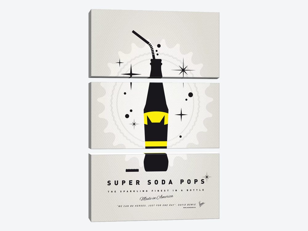 Super Soda Pops VII by Chungkong 3-piece Canvas Artwork