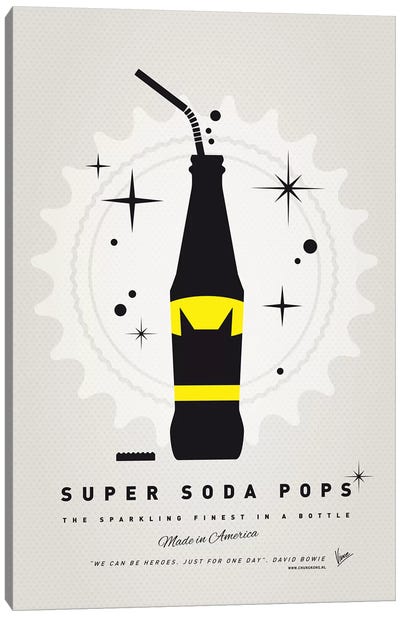 Super Soda Pops VII Canvas Art Print - Soft Drink Art