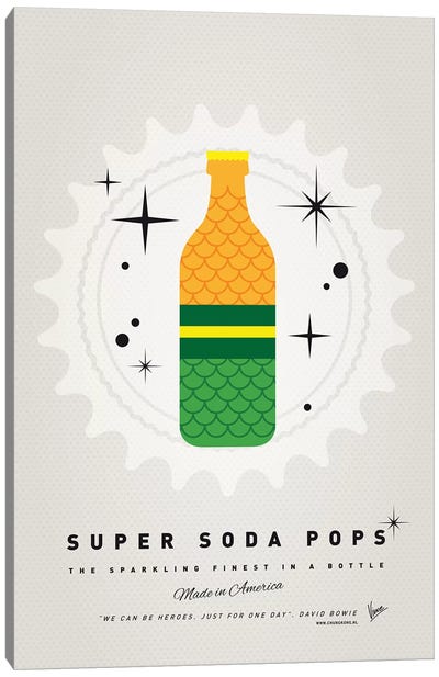 Super Soda Pops XIX Canvas Art Print - Soft Drink Art