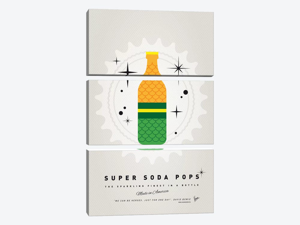 Super Soda Pops XIX by Chungkong 3-piece Canvas Art