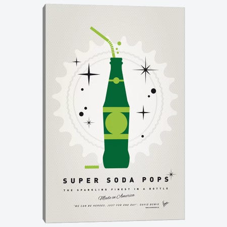 Super Soda Pops XX Canvas Print #CKG1031} by Chungkong Art Print