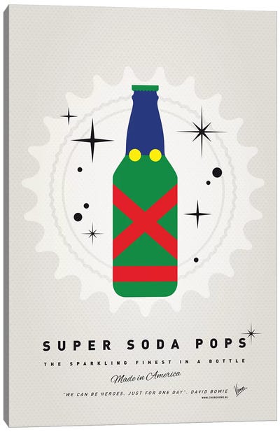 Super Soda Pops XXI Canvas Art Print - Soft Drink Art