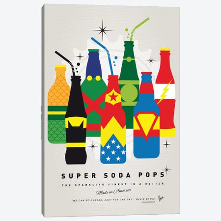 Super Soda Pops XXVI Canvas Print #CKG1033} by Chungkong Canvas Print