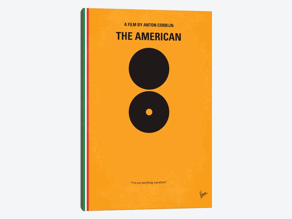 The American Minimal Movie Poster by Chungkong 1-piece Art Print