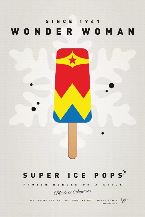 Superhero Ice Pop Wonder Woman