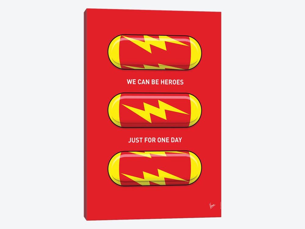 Superhero Pills The Flash by Chungkong 1-piece Art Print
