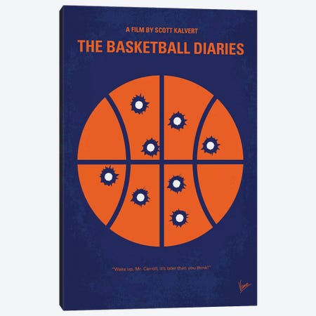 The Basketball Diaries Minimal Movie Poster Canvas Print #CKG1052} by Chungkong Art Print