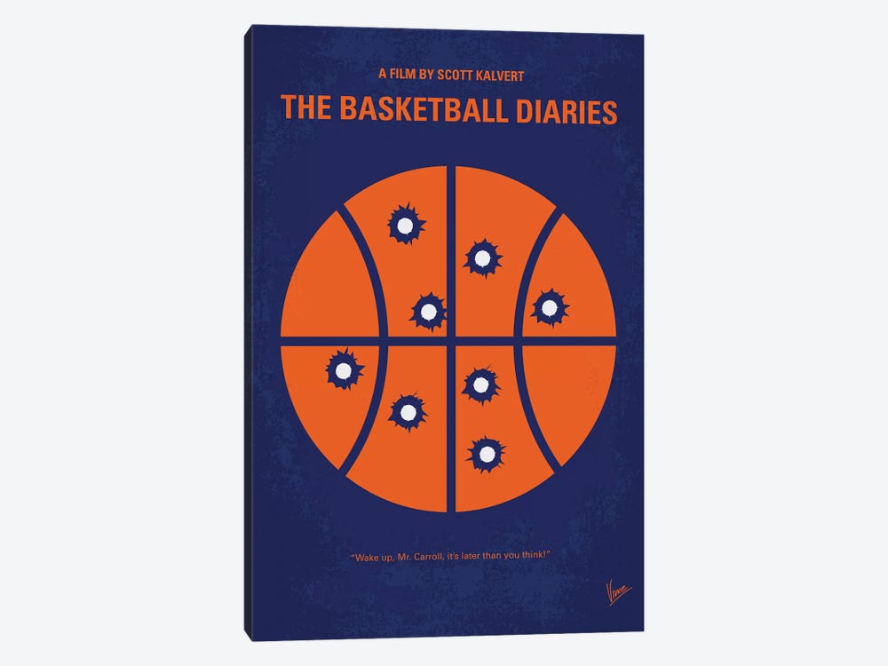 The Basketball Diaries Minimal Movie Poster by Chungkong 1-piece Canvas Artwork