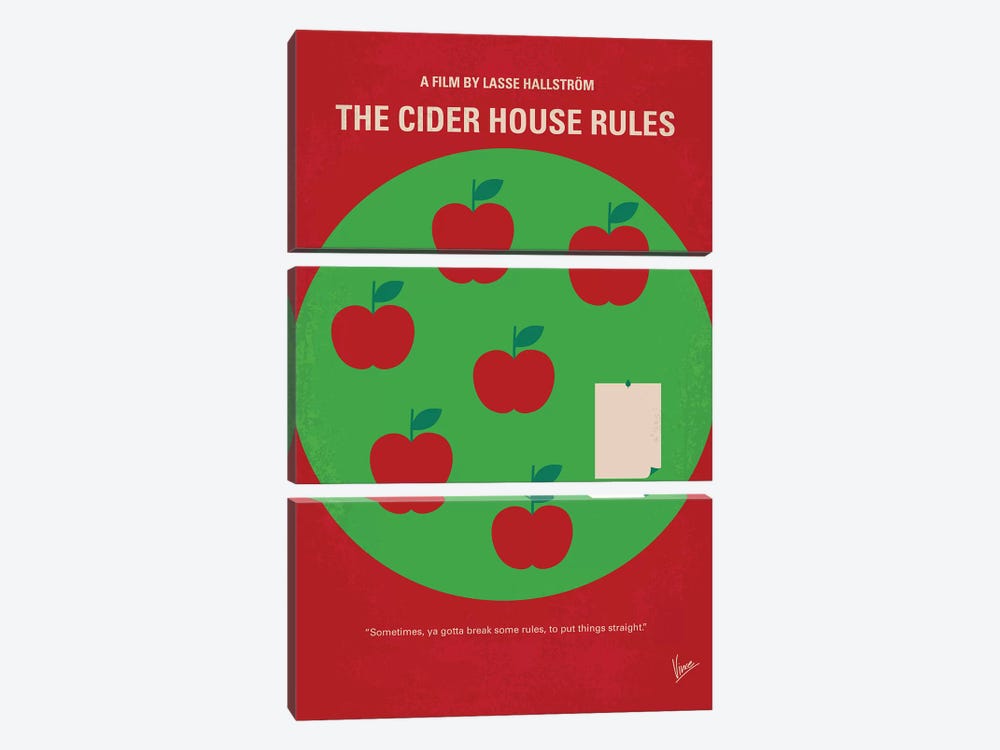 The Cider House Rules Minimal Movie Poster by Chungkong 3-piece Art Print