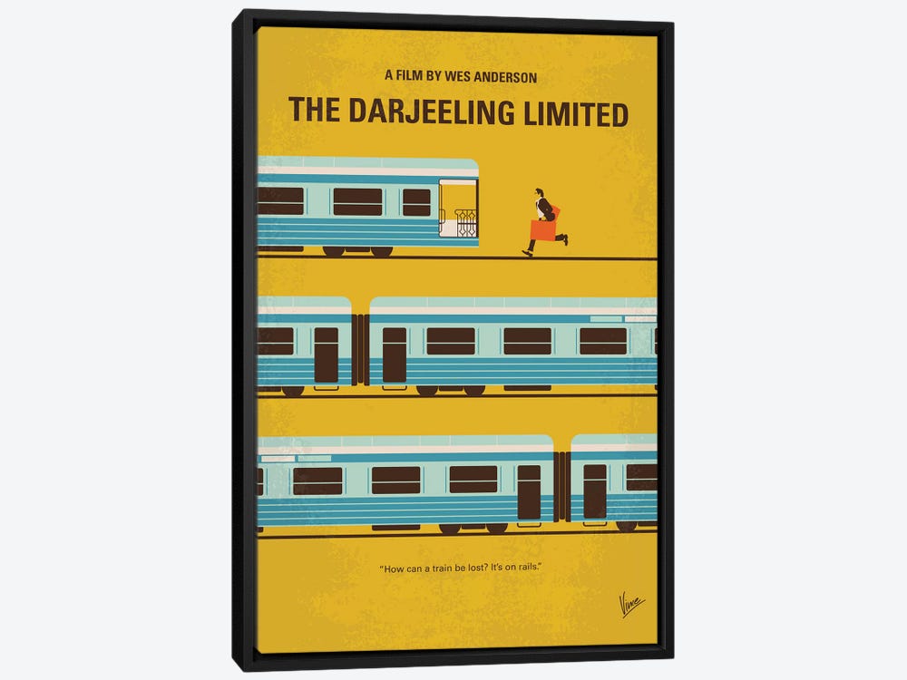  KAYLRE The Darjeeling Limited Retro Poster Frame