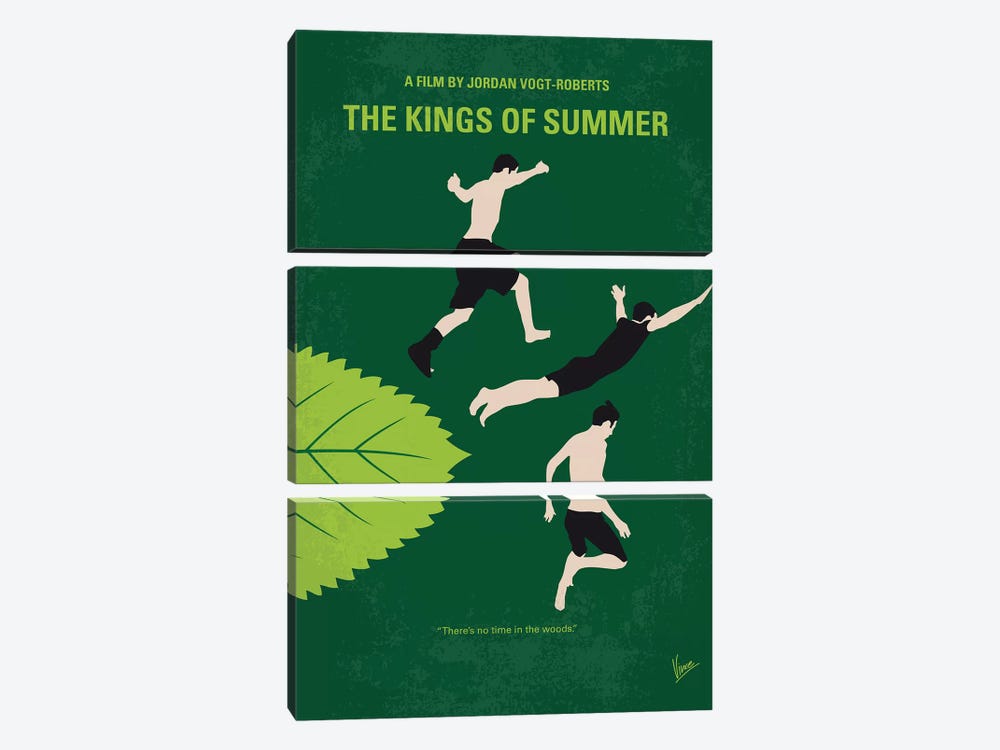 The Kings Of Summer Minimal Movie Poster by Chungkong 3-piece Art Print