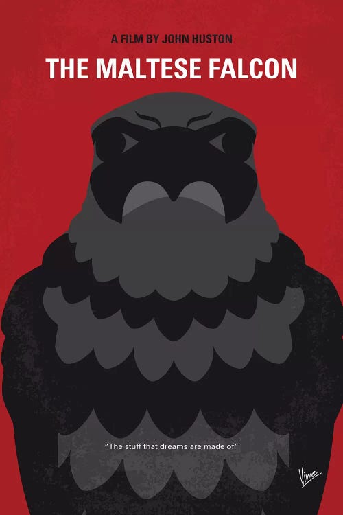 The Maltese Falcon Minimal Movie Poster